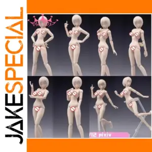 Flexible 1/12 Scale Female Action Figure
