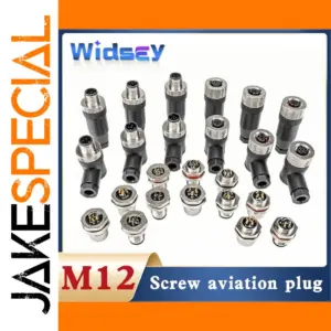 M12 Aviation Connector, Waterproof, 12-Pin