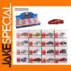 16-Piece HO Scale Model Cars Set for Railway Layouts