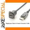 DisplayPort Extension Cable 0.6m/0.9m with Gold Plated Pins