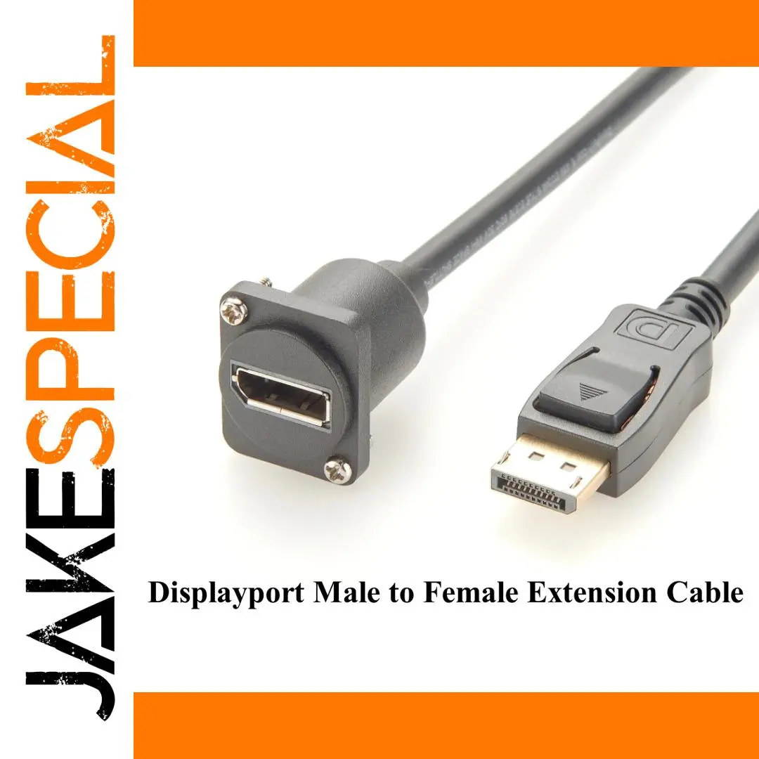 DisplayPort Extension Cable 0.6m/0.9m with Gold Plated Pins 1 DisplayPort Extension Cable 0.6m/0.9m with Gold Plated Pins