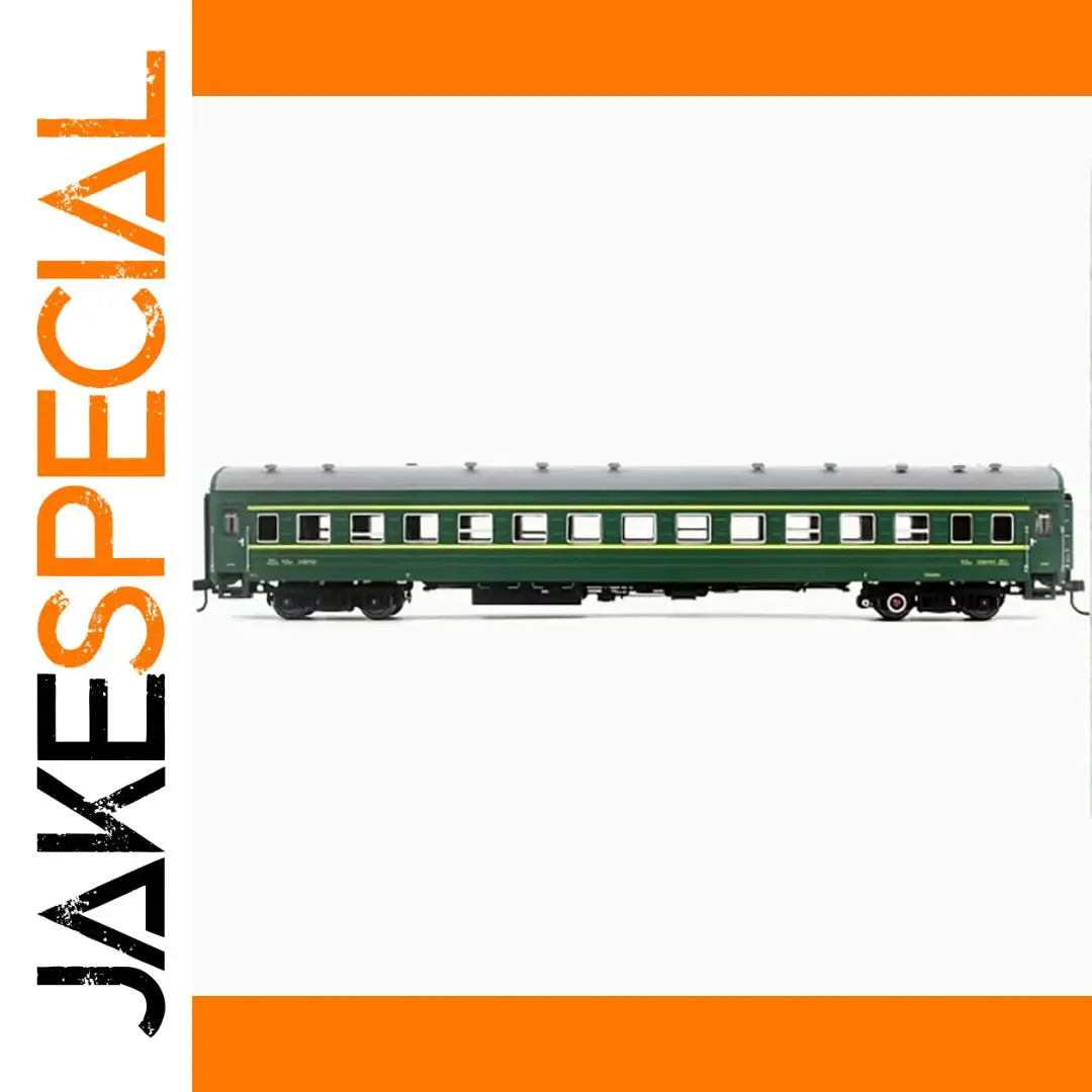 HO Scale Vintage Green Passenger Train Car 1 HO Scale Vintage Green Passenger Train Car