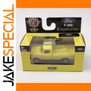 1972 Ford F-250 Diecast Model Yellow 1:64 Scale
