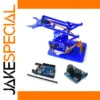 4-DOF Acrylic Robotic Arm Kit for DIY Enthusiasts