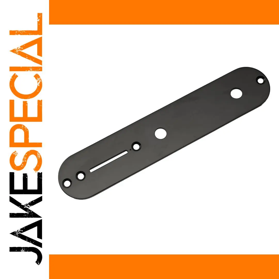 Squier Tele Control Plate Steel Black/Chrome 1 Squier Tele Control Plate Steel Black/Chrome