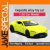 Vibrant Yellow Miniature Lamborghini Vantage Model