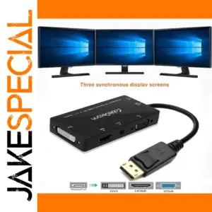 DisplayPort Multi-Function Adapter with 25cm Cable