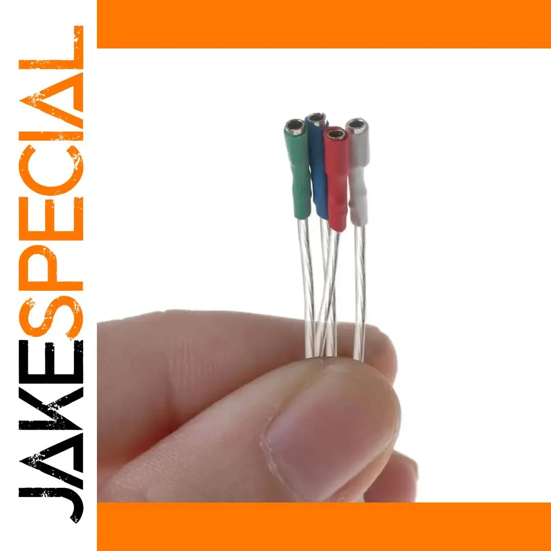 Color-Coded Turntable Cartridge Wires Set 1 Color-Coded Turntable Cartridge Wires Set