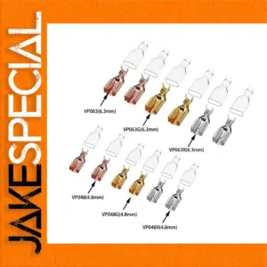 Premium Flat Push-On Cable Shoe Kit for Audio Connectors