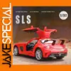 Vibrant Red Mercedes-Benz SLS Diecast Model