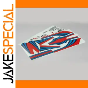 Vibrant Rally Decal Sheet for Vehicles and RC Models