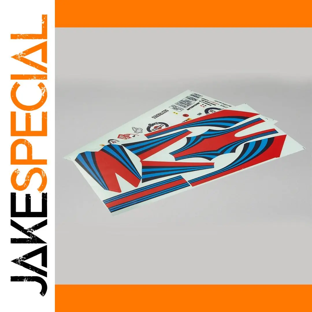 Vibrant Rally Decal Sheet for Vehicles and RC Models 1 Vibrant Rally Decal Sheet for Vehicles and RC Models