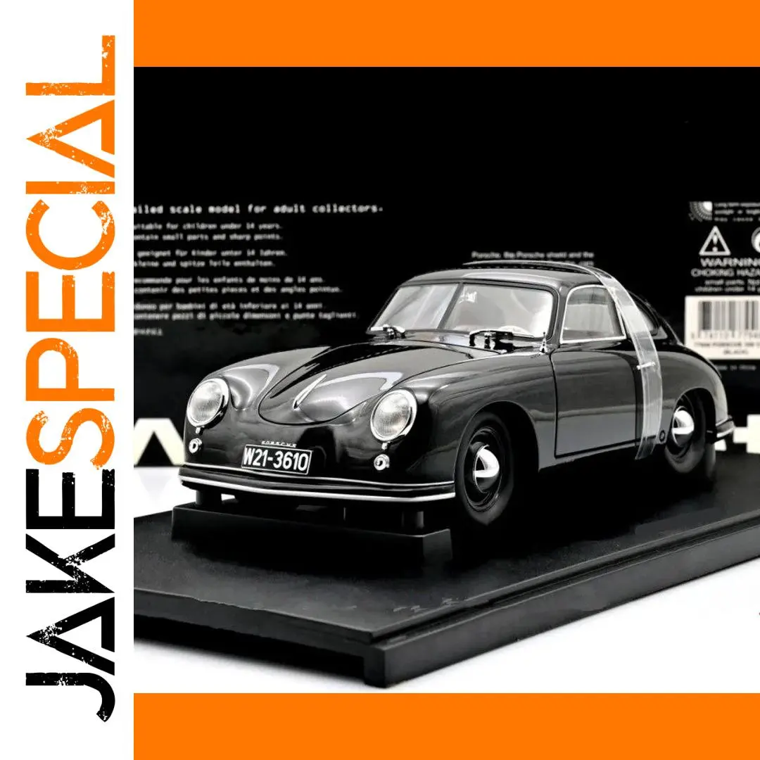 Black 1:24 Scale Porsche 356A Speedster Model 1 Black 1:24 Scale Porsche 356A Speedster Model