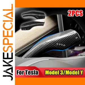 Model 3 & Y Carbon Fiber Shift Cover Set