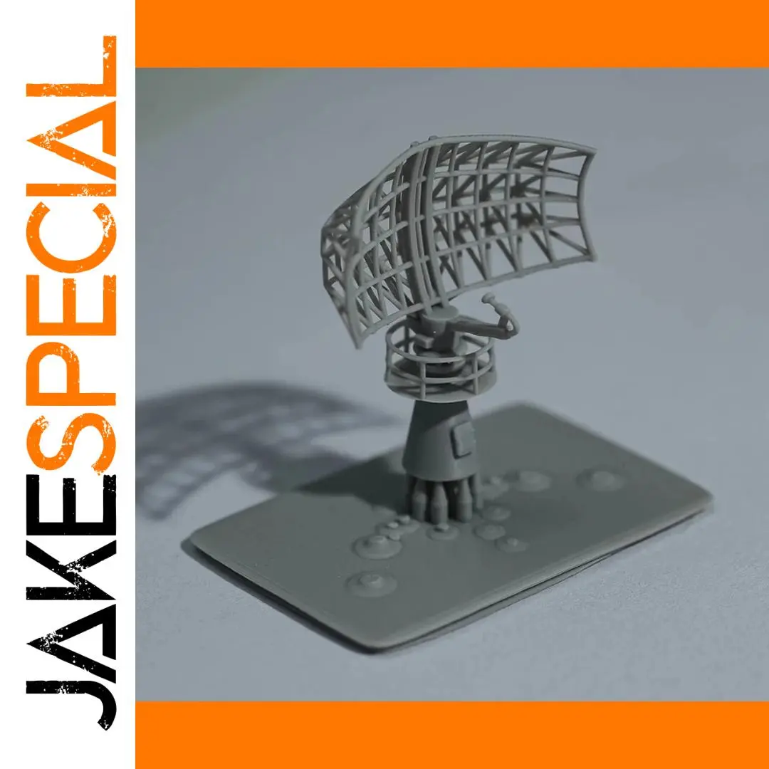 3D Resin Radar Ornament for Ship Models 1 3D Resin Radar Ornament for Ship Models