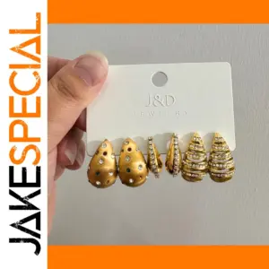 Stainless Steel Water Drop Earrings