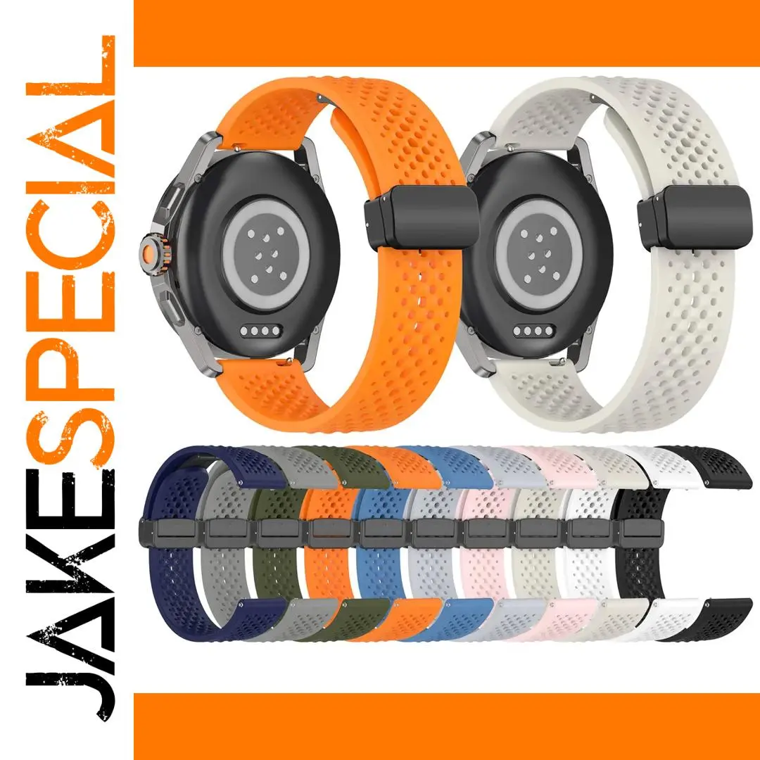 Vibrant 22mm Silicone Watch Strap for Xiaomi and More 1 Vibrant 22mm Silicone Watch Strap for Xiaomi and More