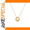 Stainless Steel Pearl Pendant Necklace