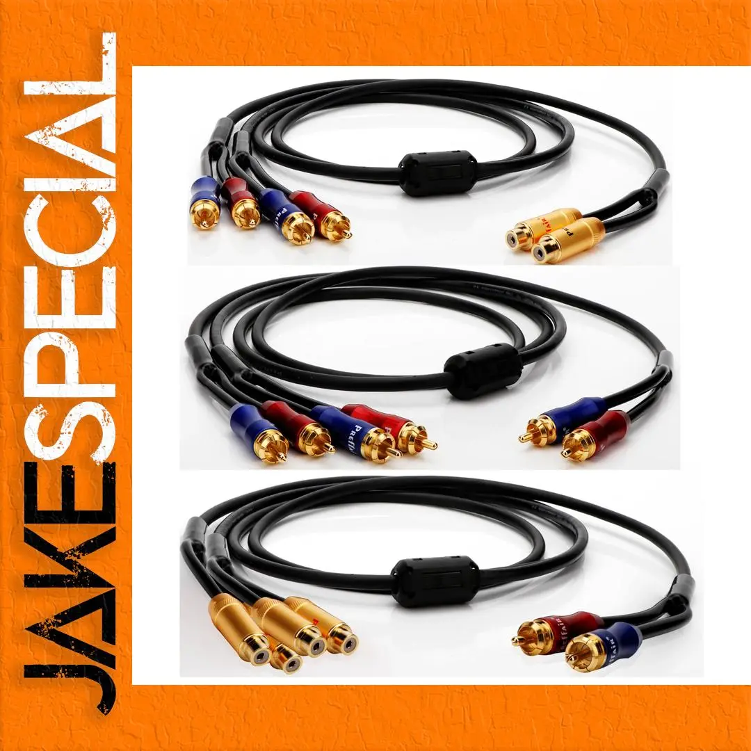 High-Fidelity RCA Interconnect Cable 6mm 2-4RCA 1 High-Fidelity RCA Interconnect Cable 6mm 2-4RCA