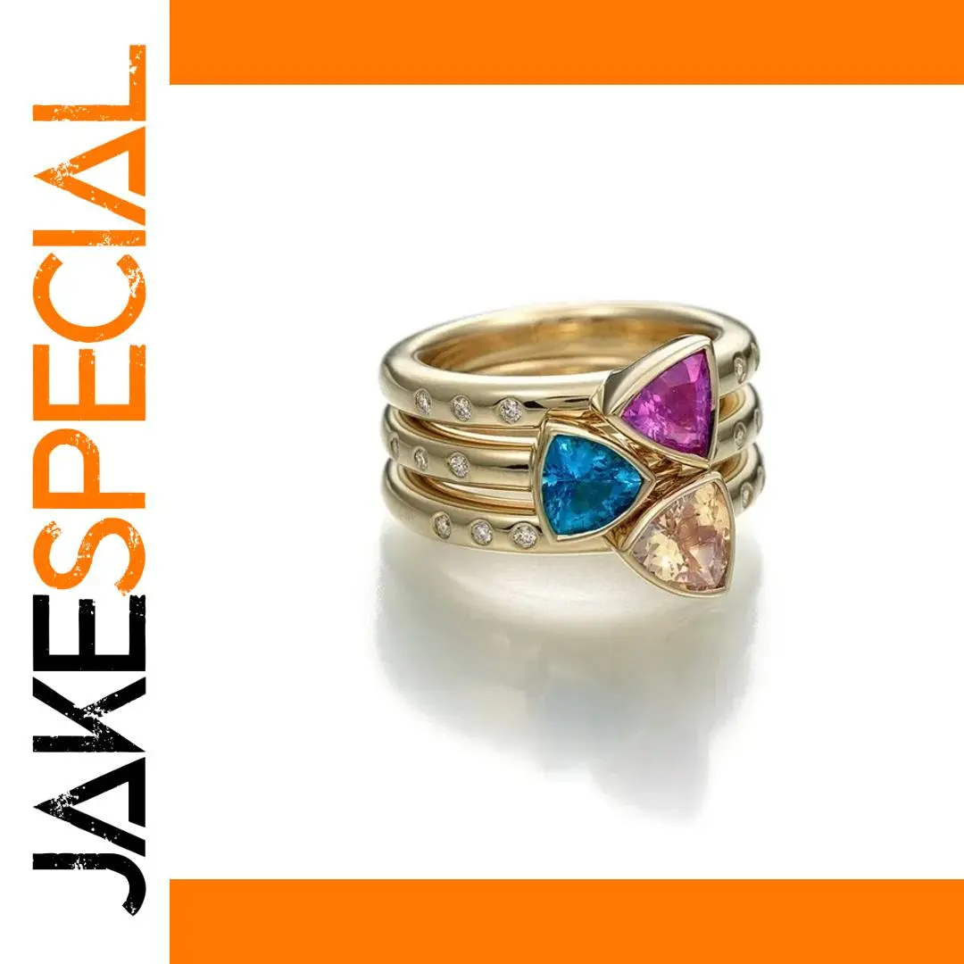 Trendy Geometric Fashion Ring Set for Women 1 Trendy Geometric Fashion Ring Set for Women