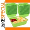 Vibrant Green Nacho Serving Trays Set