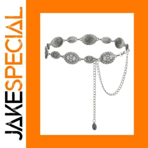 Western Metal Concho Belt for Women