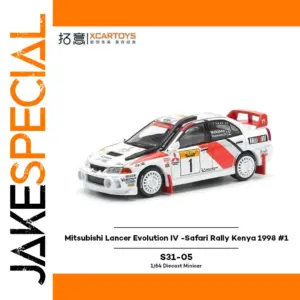 Mitsubishi Lancer Evolution IV Mini Model 1:64 Scale