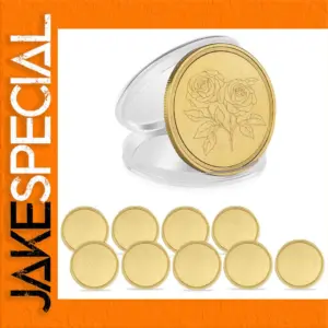Brass Coin Blanks Set for Crafts