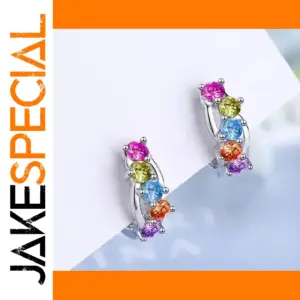 Colorful Sterling Silver Earrings LL-YS0131