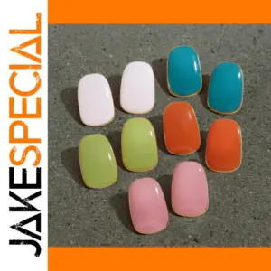 Stainless Steel Geometric Square Earrings