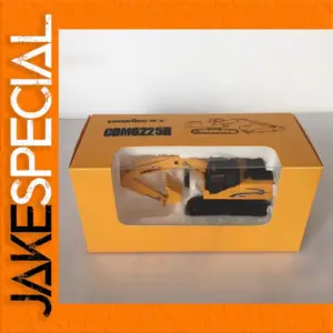 Vibrant Yellow Lesingski CDM6225H Excavator Model