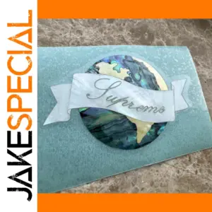 Mother of Pearl Guitar Logo Decal for Instruments