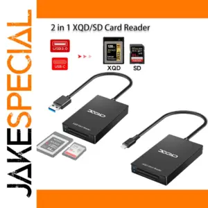 Dual-Slot XQD & SD Card Reader USB 3.0