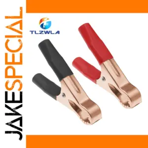 80mm High-Conductivity Crocodile Clips for Automotive