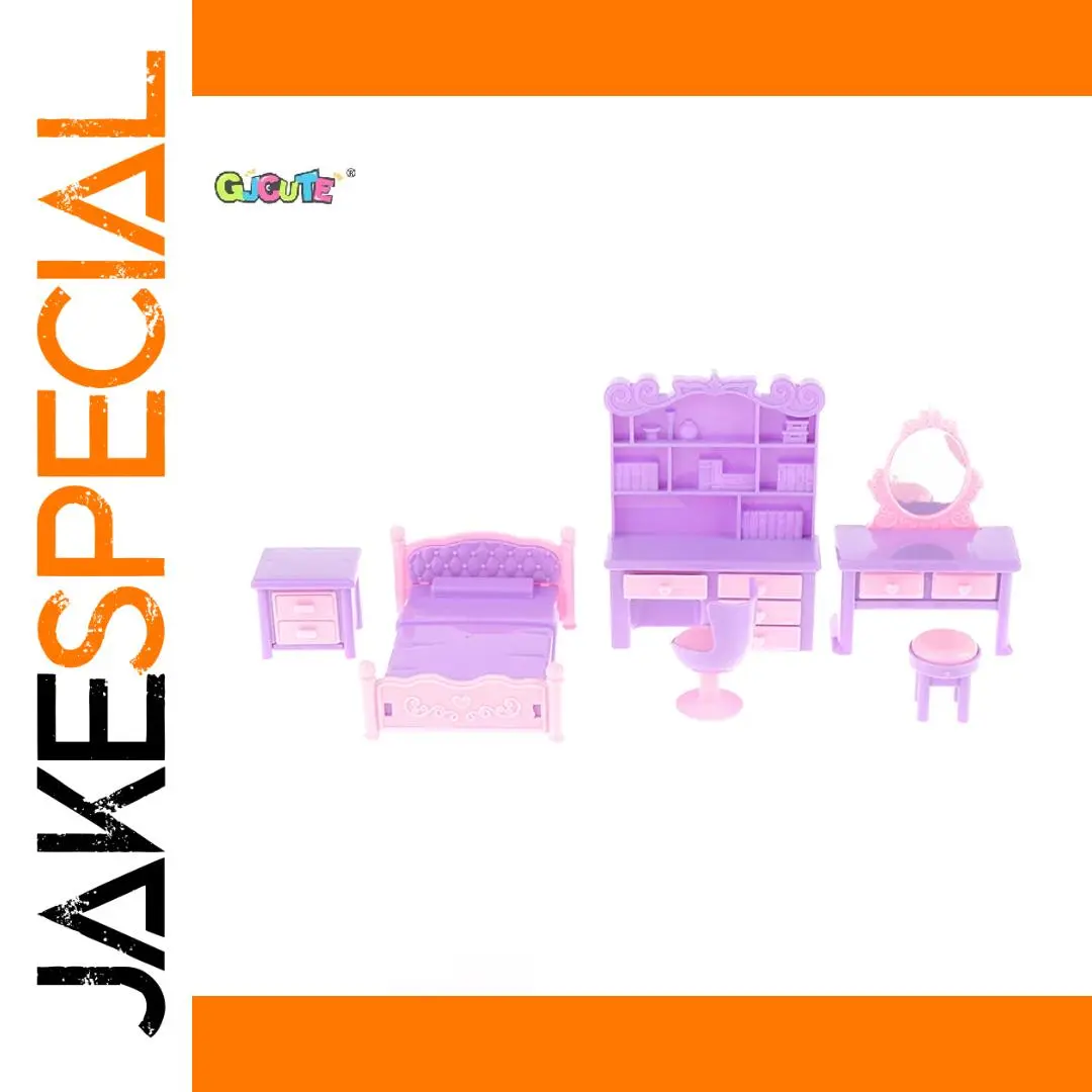 Vintage Pastel Dollhouse Miniature Furniture Set 1 Vintage Pastel Dollhouse Miniature Furniture Set