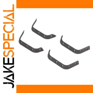 Black Wheel Eyebrow Fenders for 1/12 RC Cars