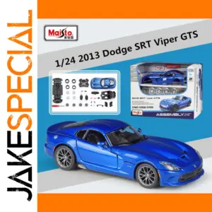 1:24 Blue Dodge SRT Viper GTS Diecast Model
