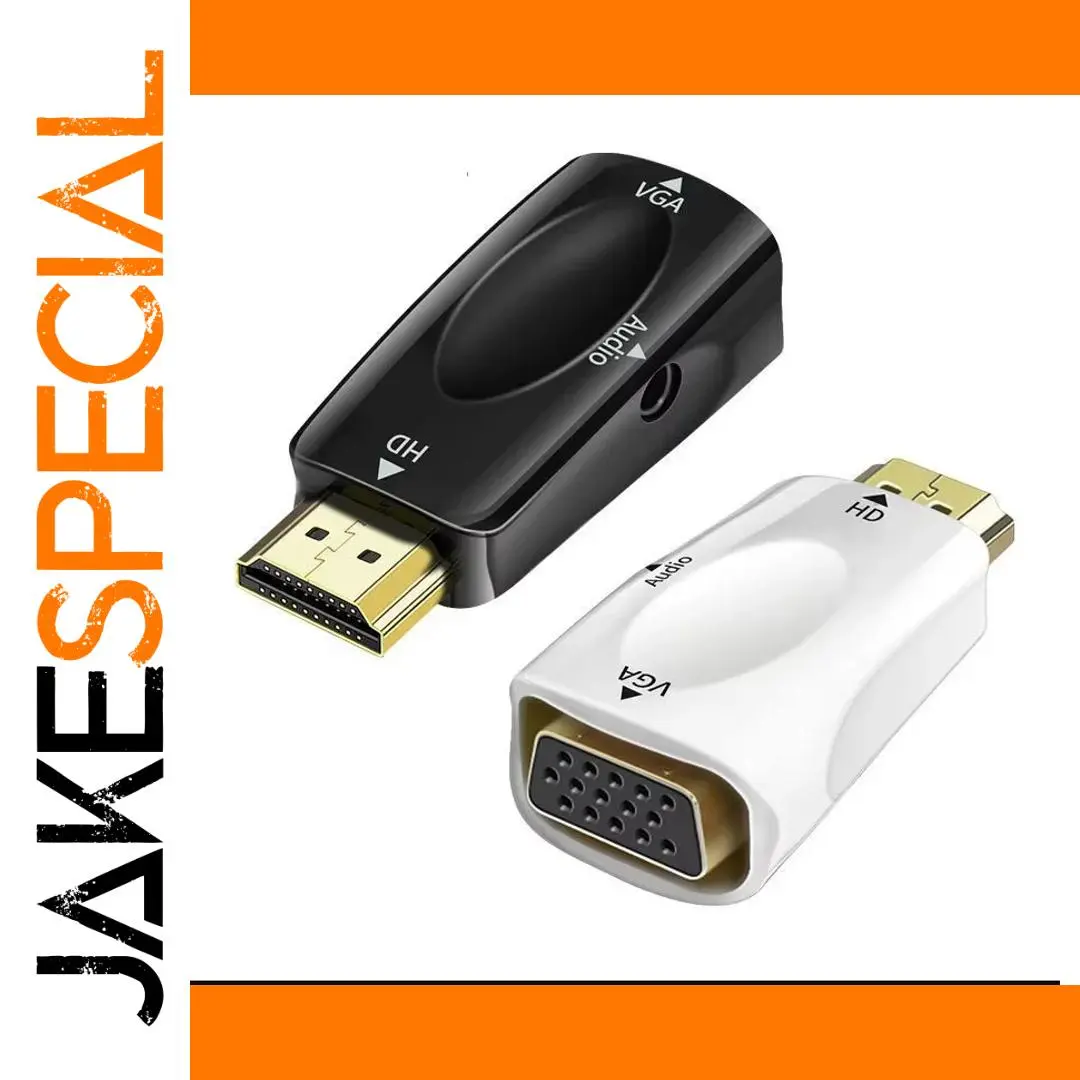 HDMI to VGA Adapter with Audio Support 1 HDMI to VGA Adapter with Audio Support