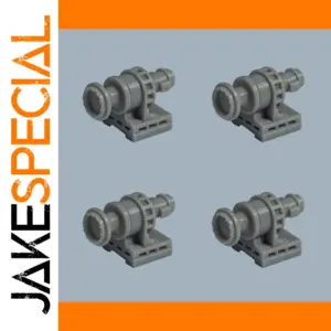 Resin Deck Windlasses for Scale Ships Set of 4