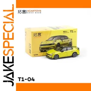Yellow Diecast Car Model 1:64 Scale