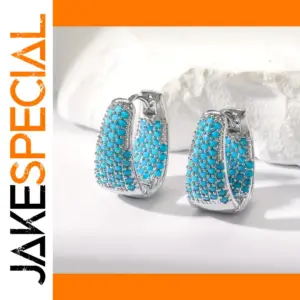 Elegant Silver and Purple Earrings for Women