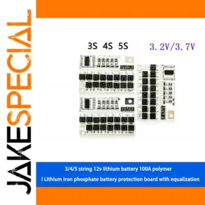 Lithium Battery Protection Board 3S/4S/5S 100A