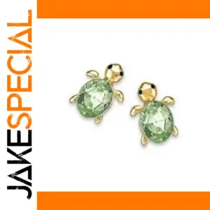 Whimsical Turtle Drop Earrings in Gold or Silver