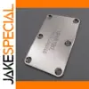 Nickel Finish Bass Guitar Neck Plate