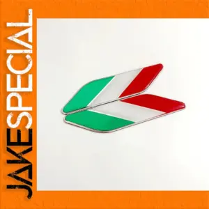 Italian Flag Car Badge for Fiat & Alfa Romeo