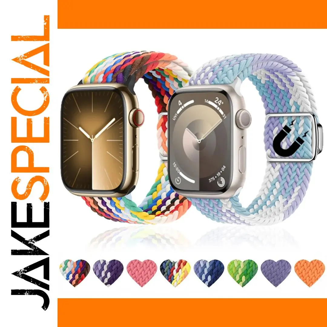 Vibrant Braided Solo Loop for Apple Watch 38-49mm 1 Vibrant Braided Solo Loop for Apple Watch 38-49mm