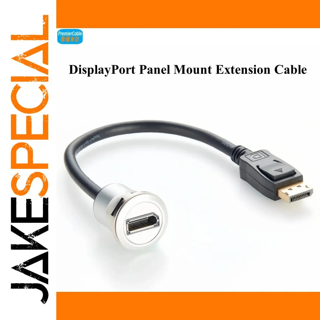 DisplayPort Extension Cable 0.3m with Locking Mechanism 1 DisplayPort Extension Cable 0.3m with Locking Mechanism