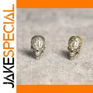 Cross Skull Brass Beads for Diy Jewelry