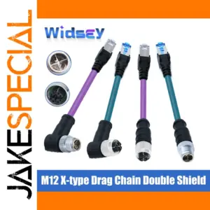 High-Flexibility M12 Network Cable for Industry
