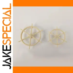 Resin Steering Wheels for DIY Model Boats Set